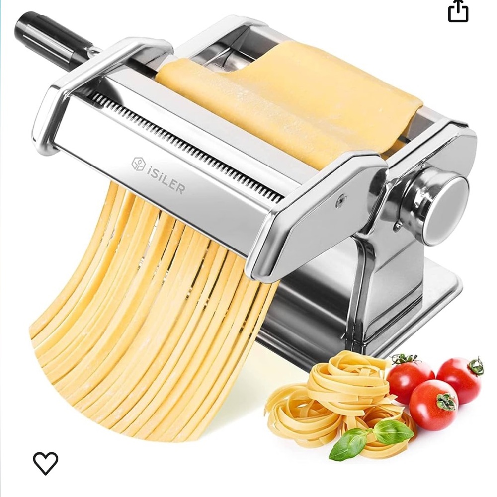 ISiLER Pasta Machine - NEVER BEEN OPEN/USED - Homemade Pasta Maker